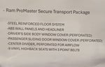 2023 RAM ProMaster Window Van 2500 High Roof 159" WB