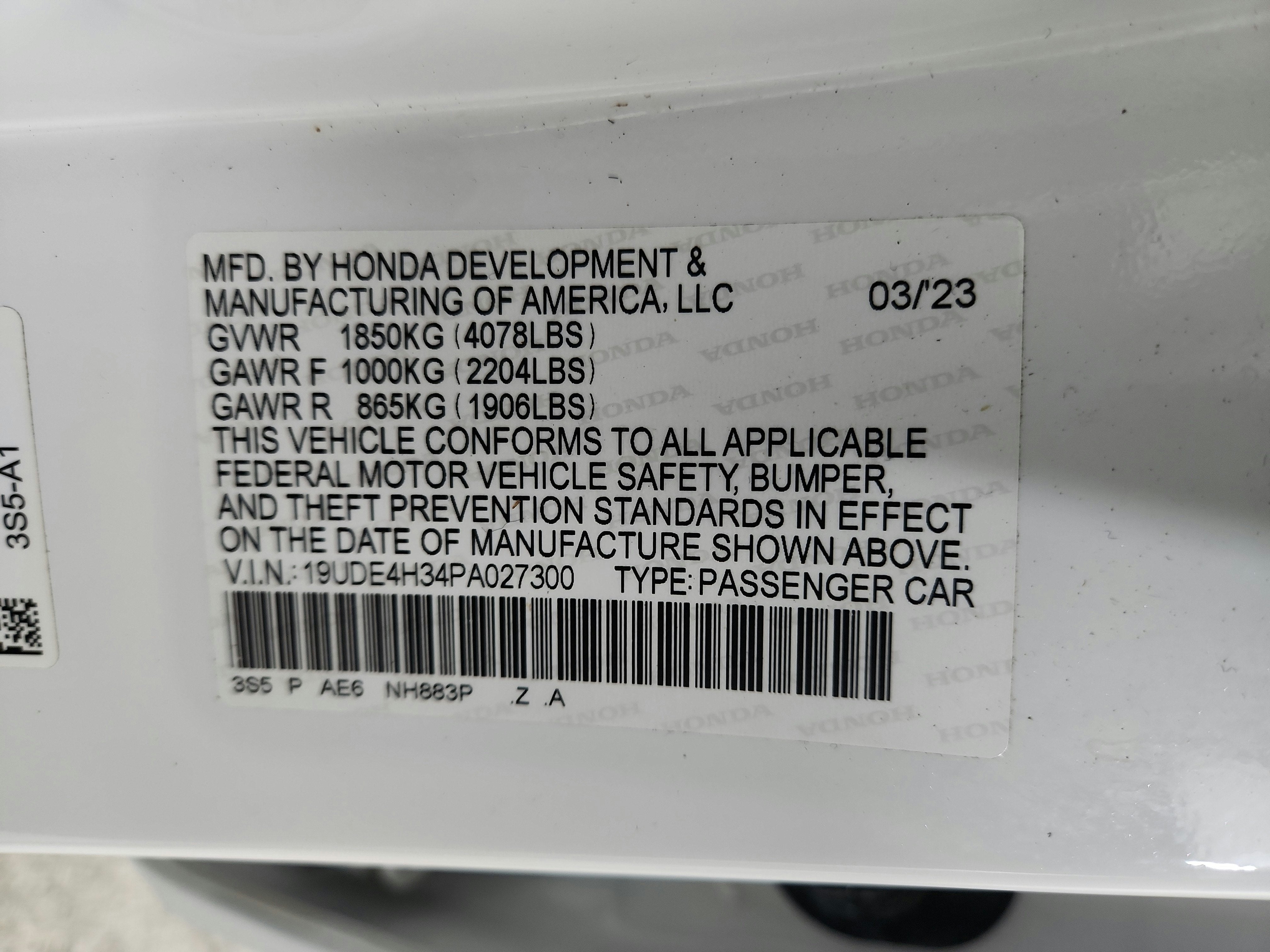 2023 Acura Integra w/A-Spec Package