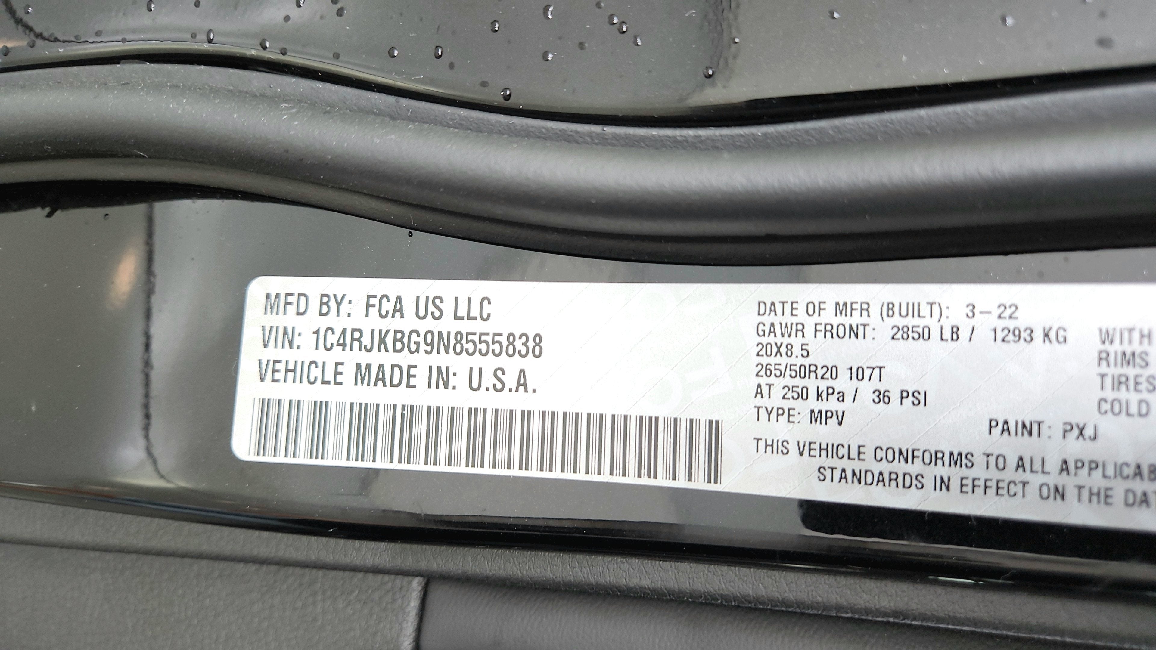 2022 Jeep Grand Cherokee L Limited