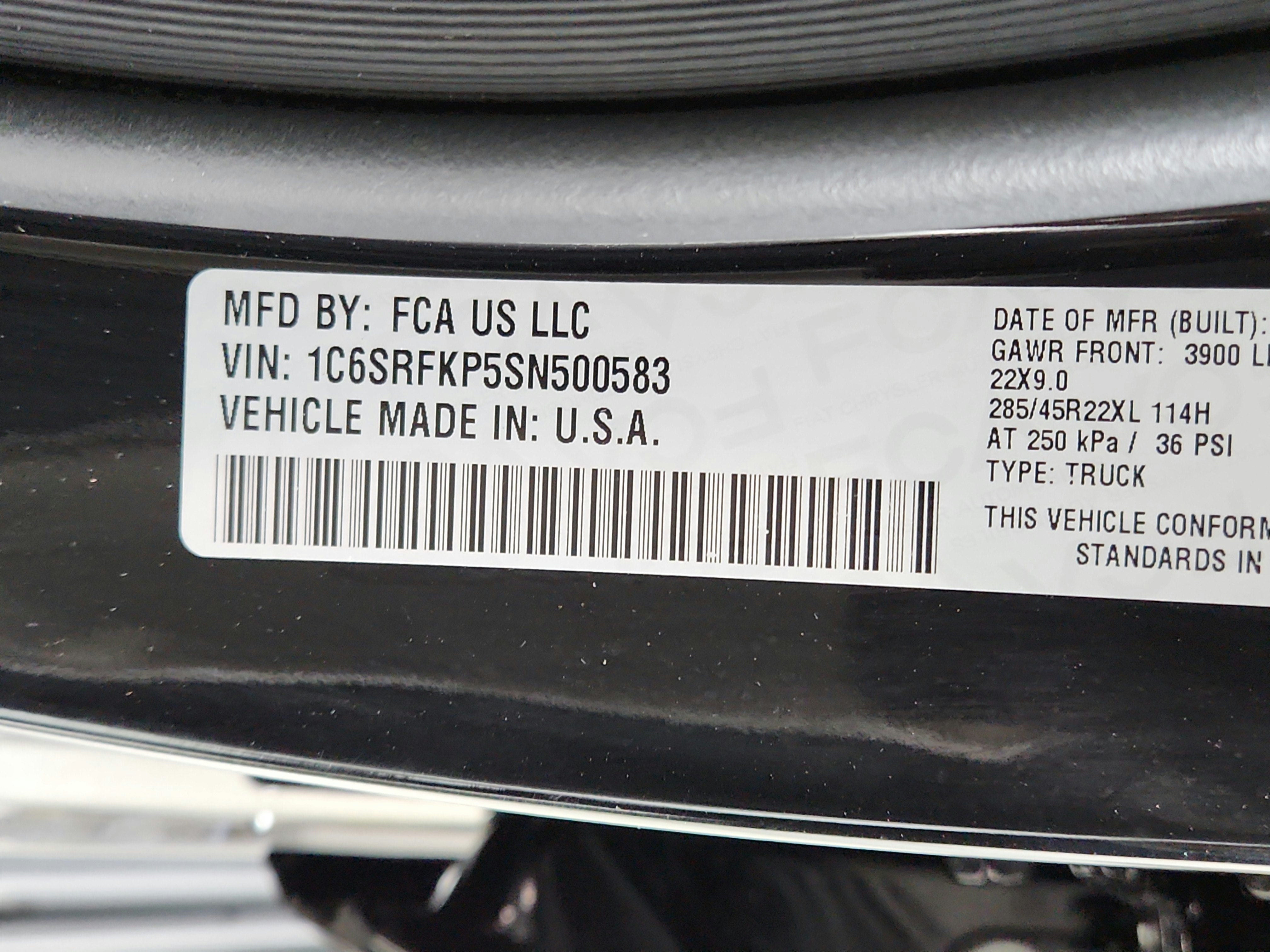 2025 RAM Ram 1500 Tungsten