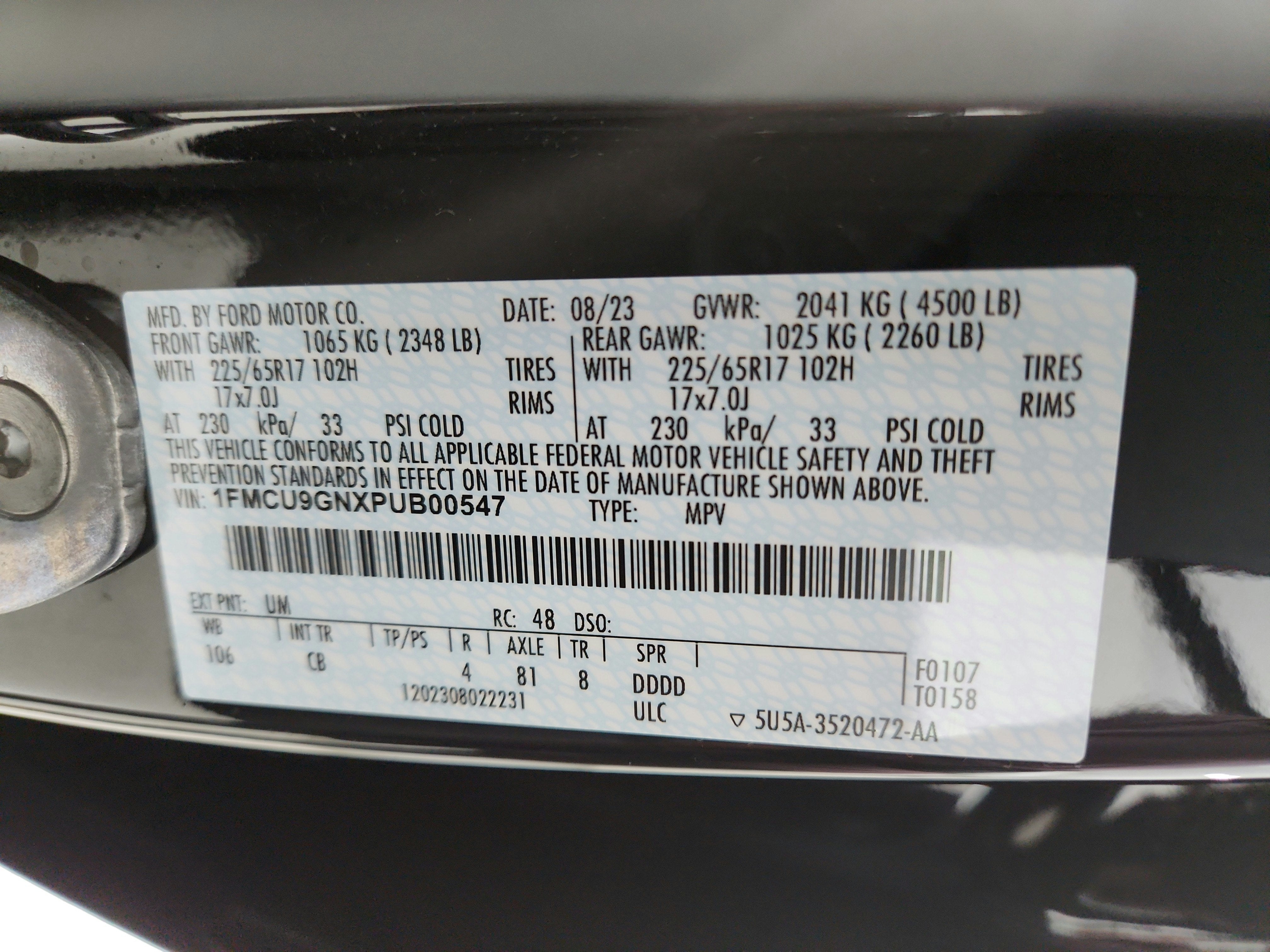 2023 Ford Escape Active
