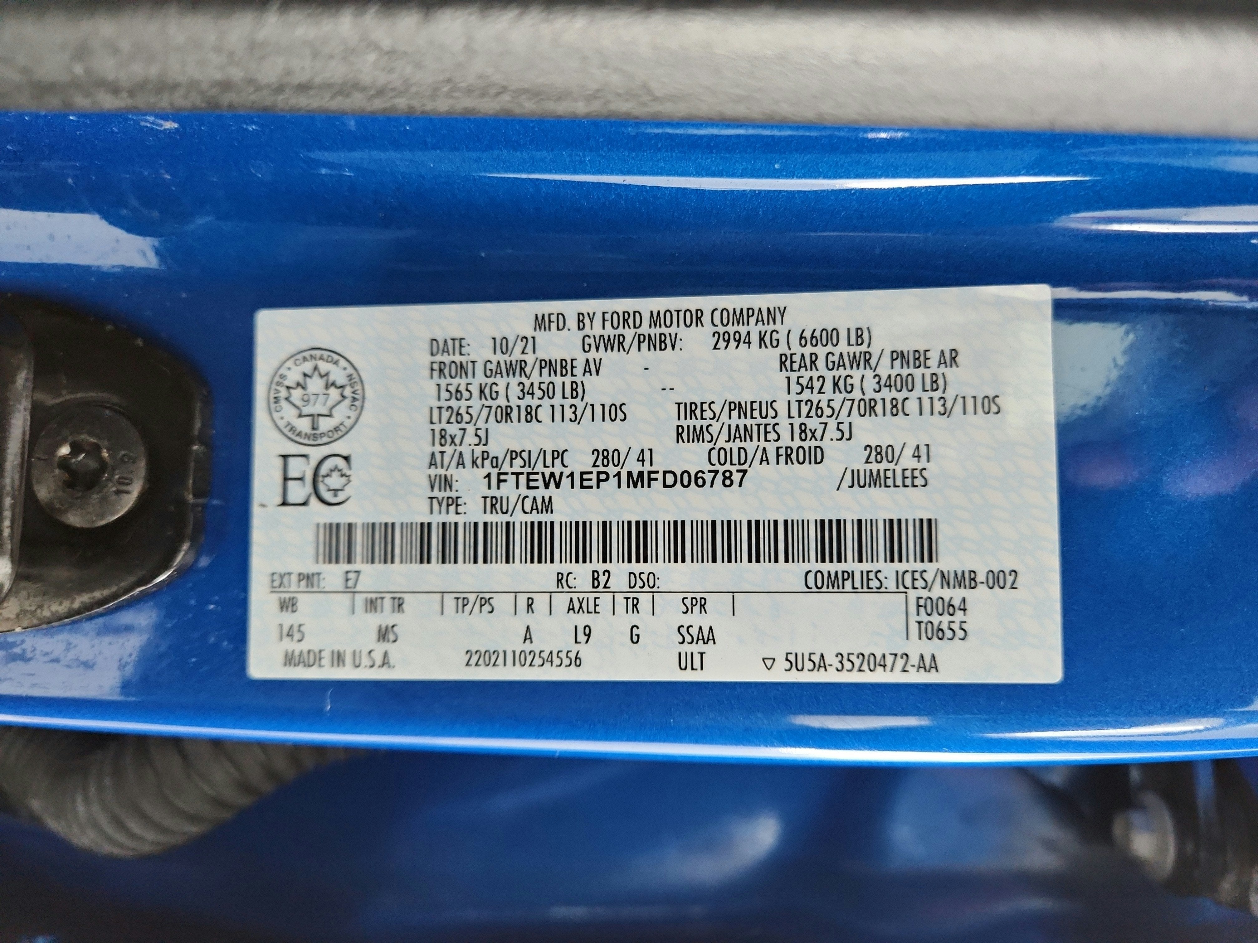 2021 Ford F-150 XLT 4WD SuperCrew 5.5' Box