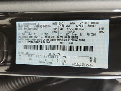 2025 Ford F-150 Tremor