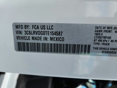 2026 RAM ProMaster 2500 Tradesman
