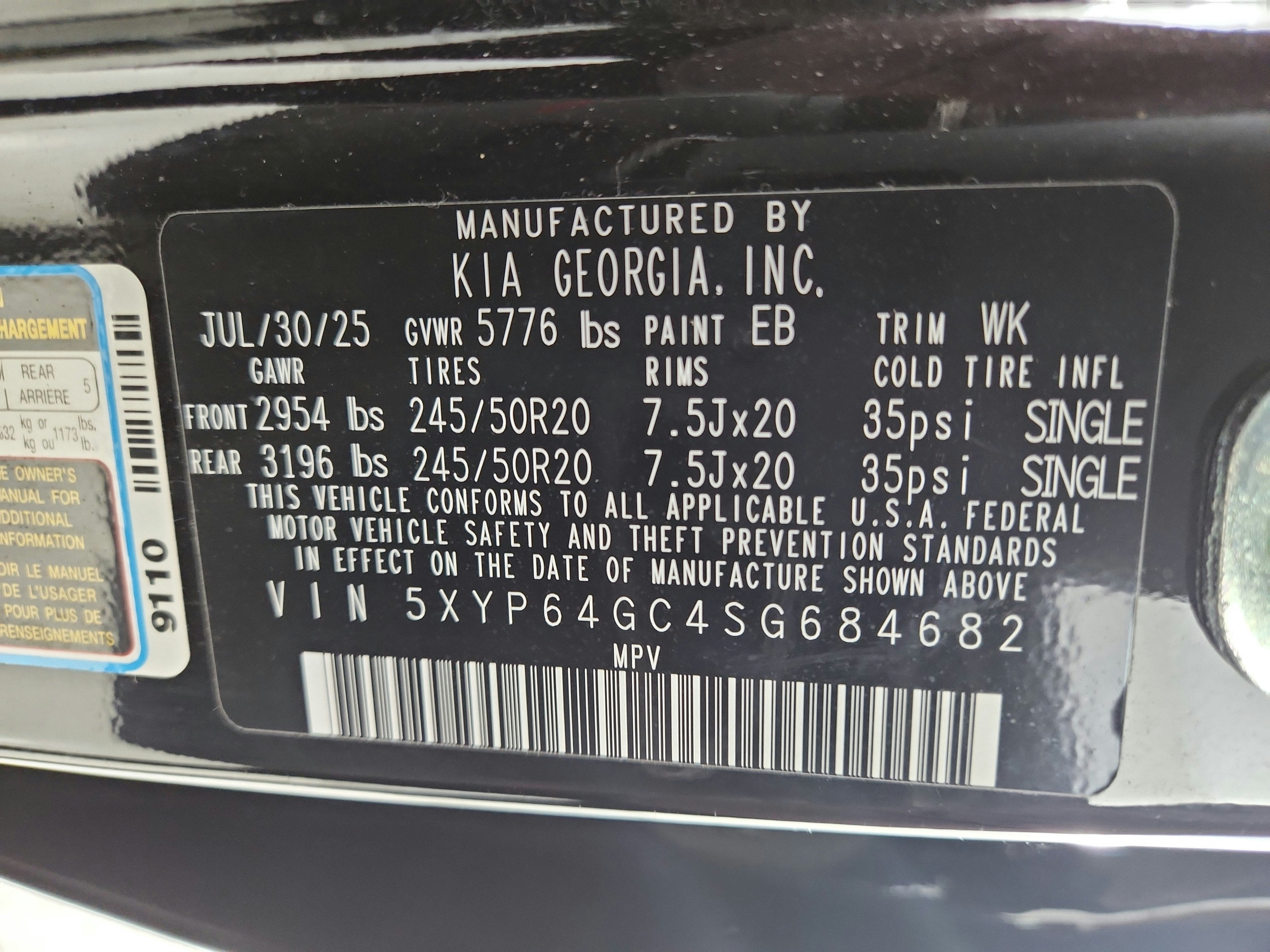 2025 Kia Telluride S