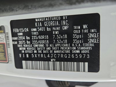 2024 Kia Sorento S
