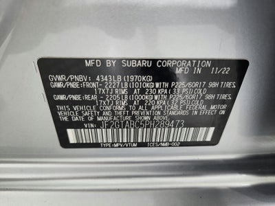 2023 Subaru Crosstrek 2.0I