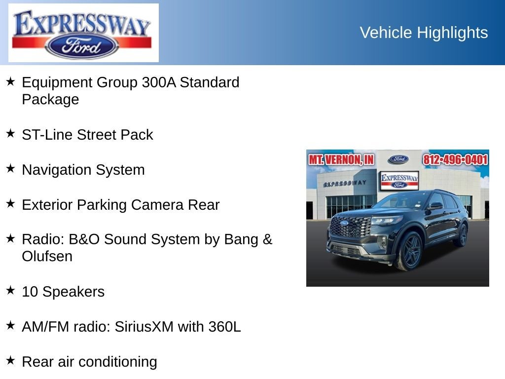 2025 Ford Explorer ST-Line