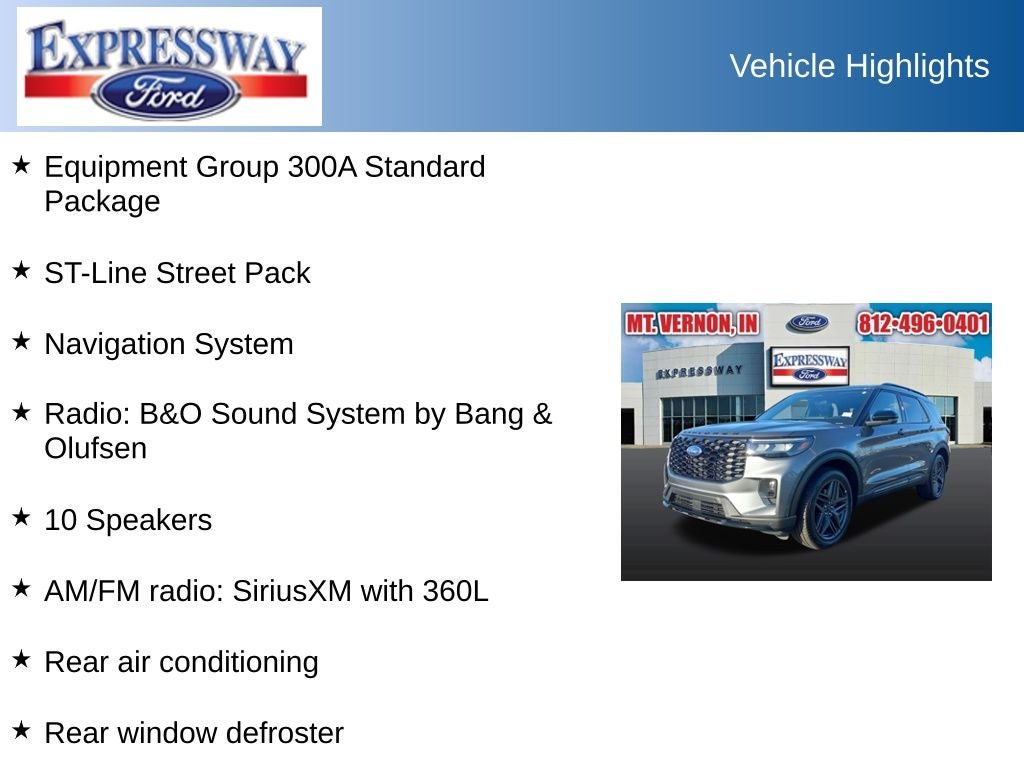 2025 Ford Explorer ST-Line