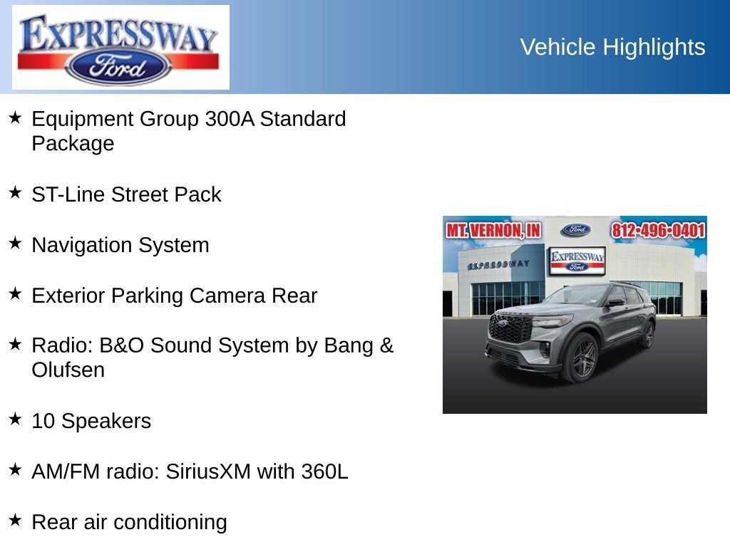 2025 Ford Explorer ST-Line