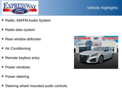2024 Nissan Altima 2.5 SV