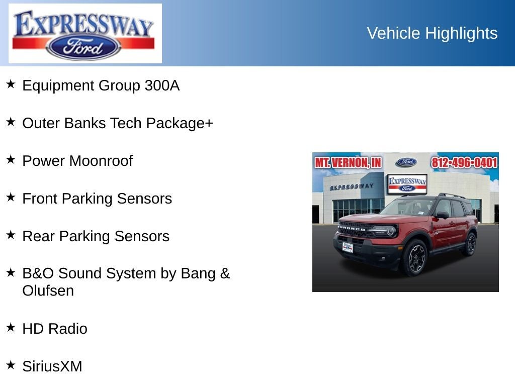 2025 Ford Bronco Sport Outer Banks