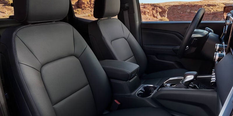 Front Seat Design of 2026 GMC Canyon