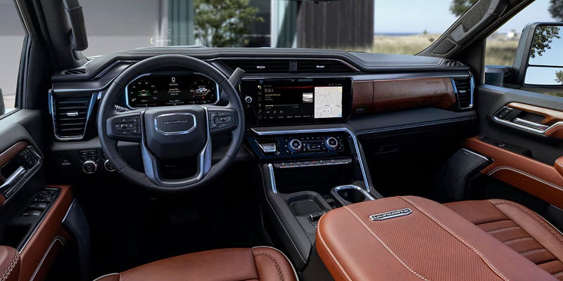 Interior Cabin Design of Sierra 2500 HD